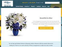 Tablet Screenshot of kellycoflowers.com